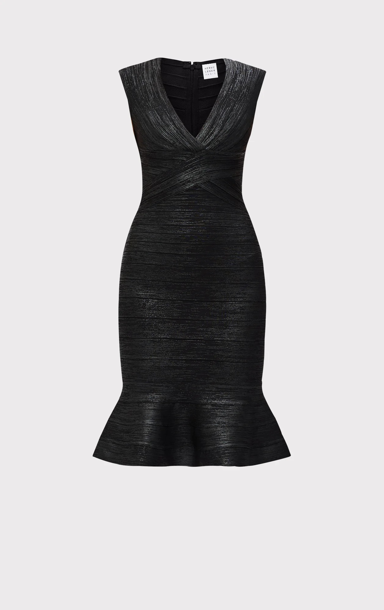 THE METALLIC SOPHIE DRESS | Herve Leger