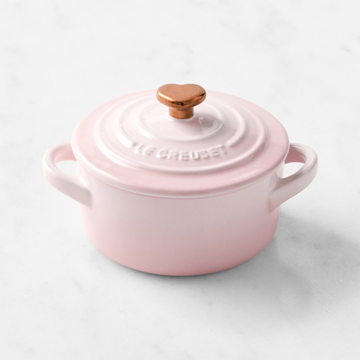 Le Creuset Mini Cocotte with Heart Knob, 8-Oz. | Williams-Sonoma
