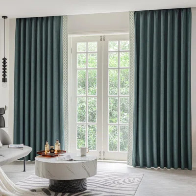 Jayde Cotton Blend Room Darkening Curtain Panel Pair | Wayfair North America