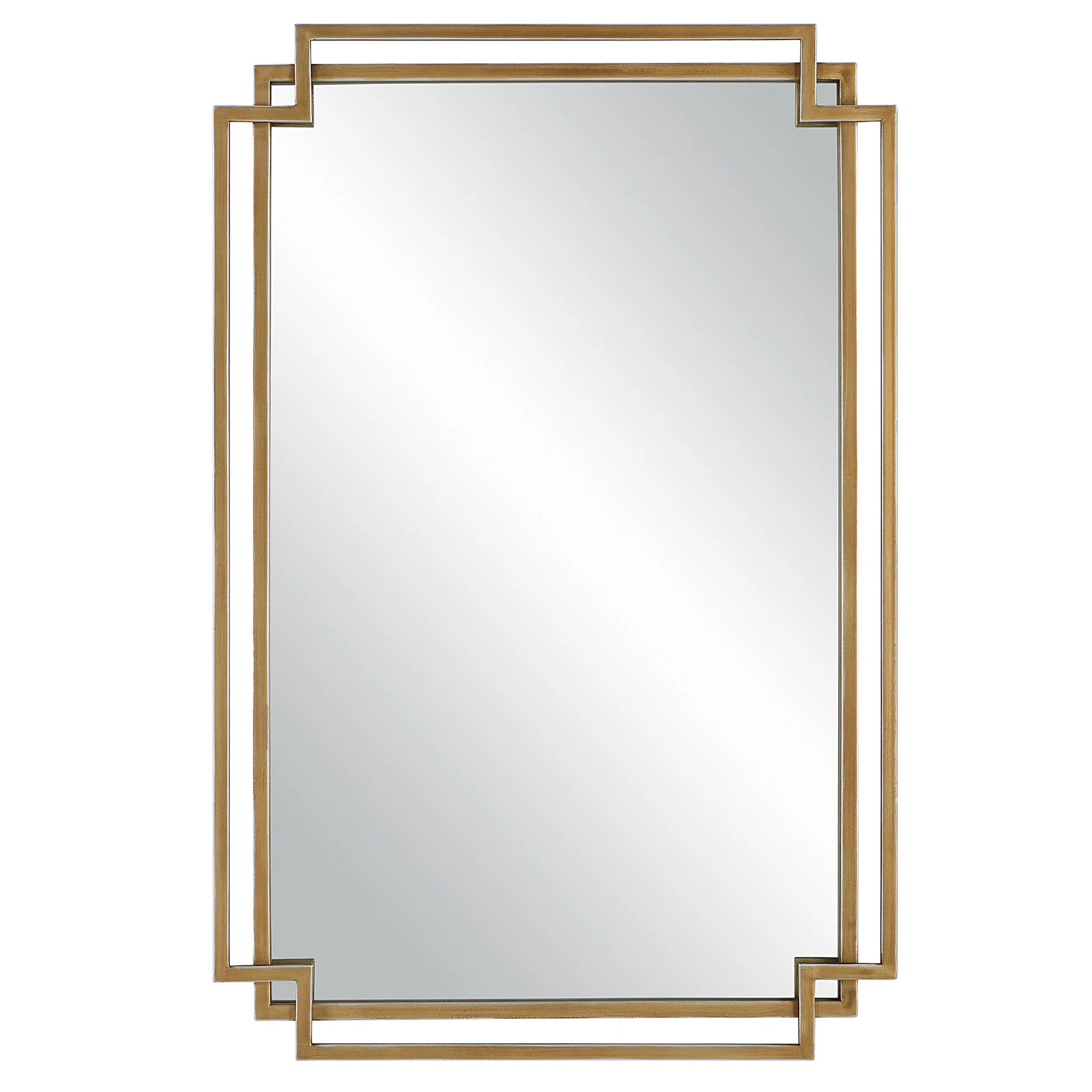 Whipe Metal Rectangle Mirror | Wayfair North America