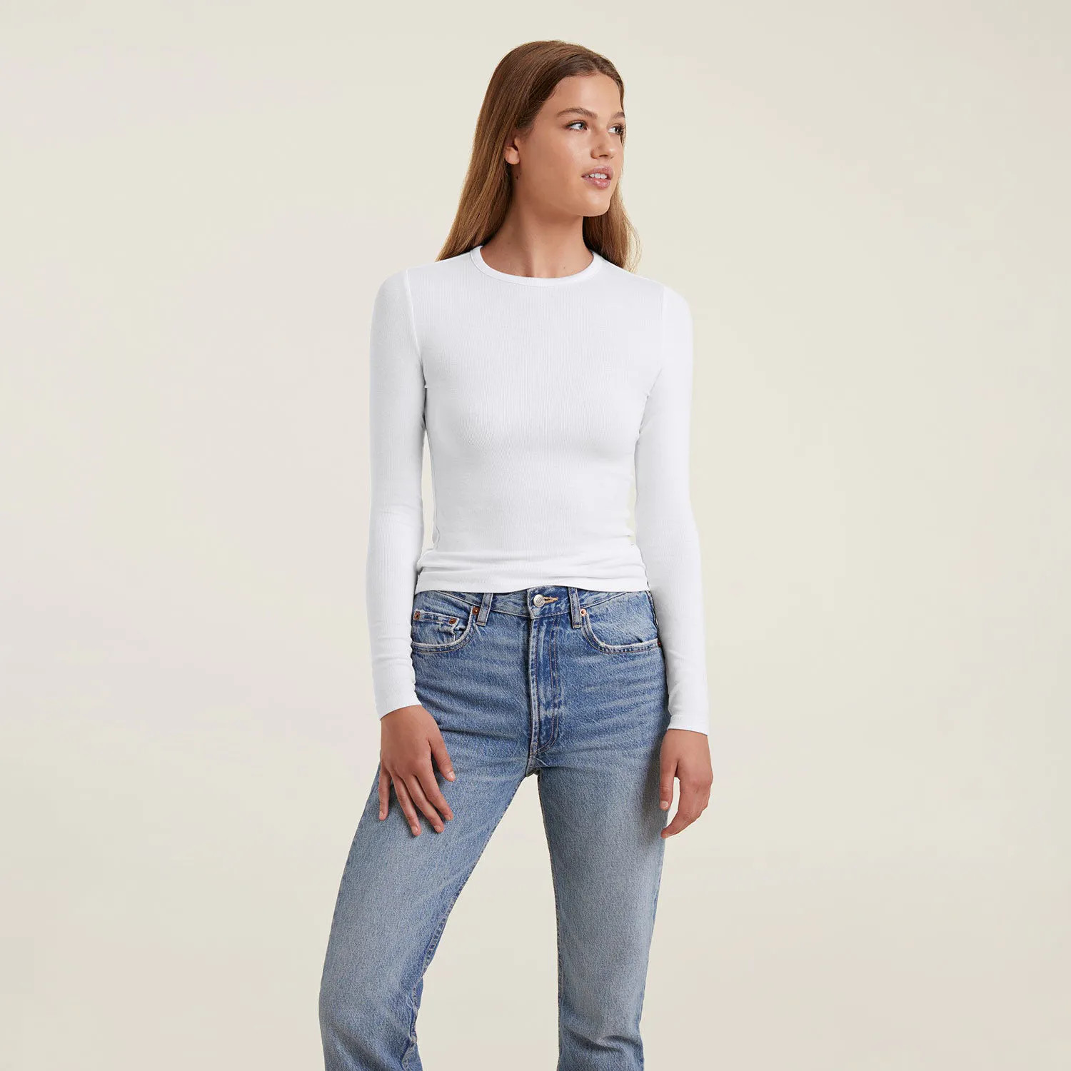 Slinky Rib Shirt | nuuds