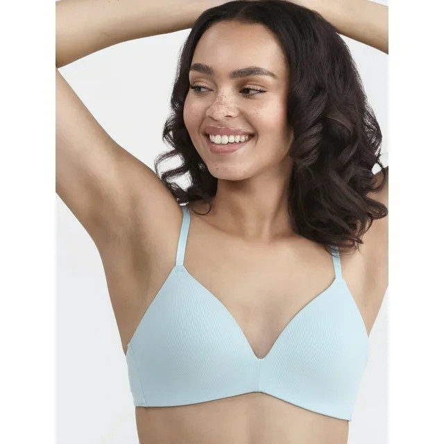 No Boundaries Wireless Rib T-Shirt Bra, Women's Sizes XS-XXXL | Walmart (US)
