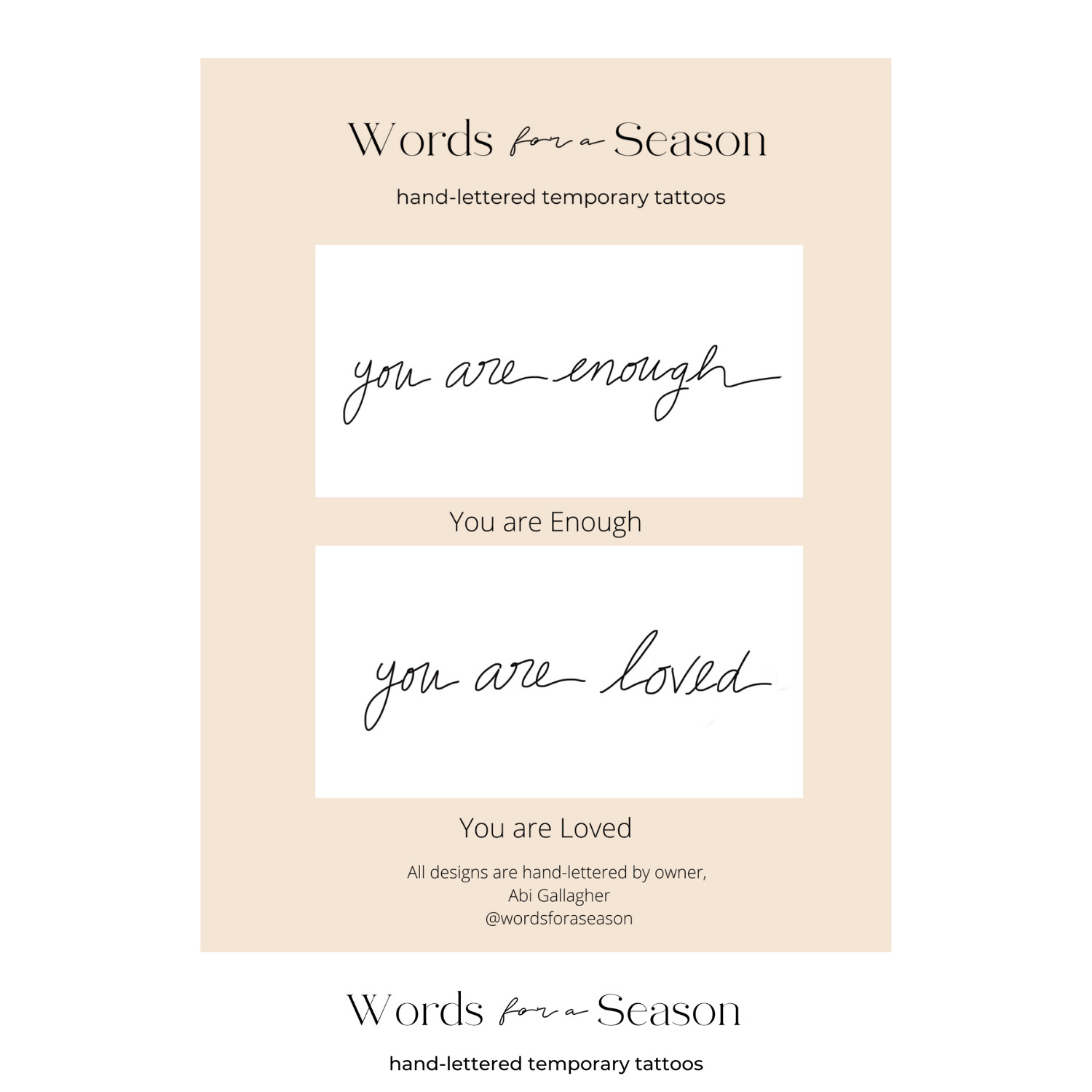 You Are (2pk) | Words for a Season