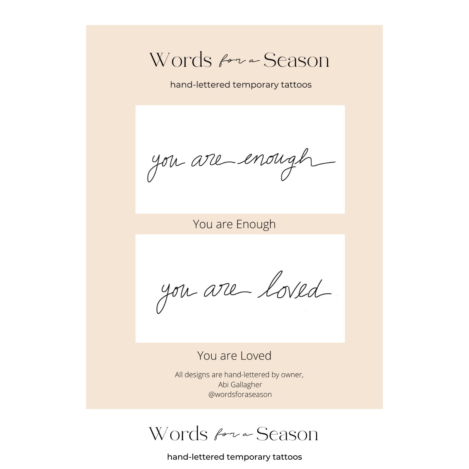 You Are (2pk) | Words for a Season