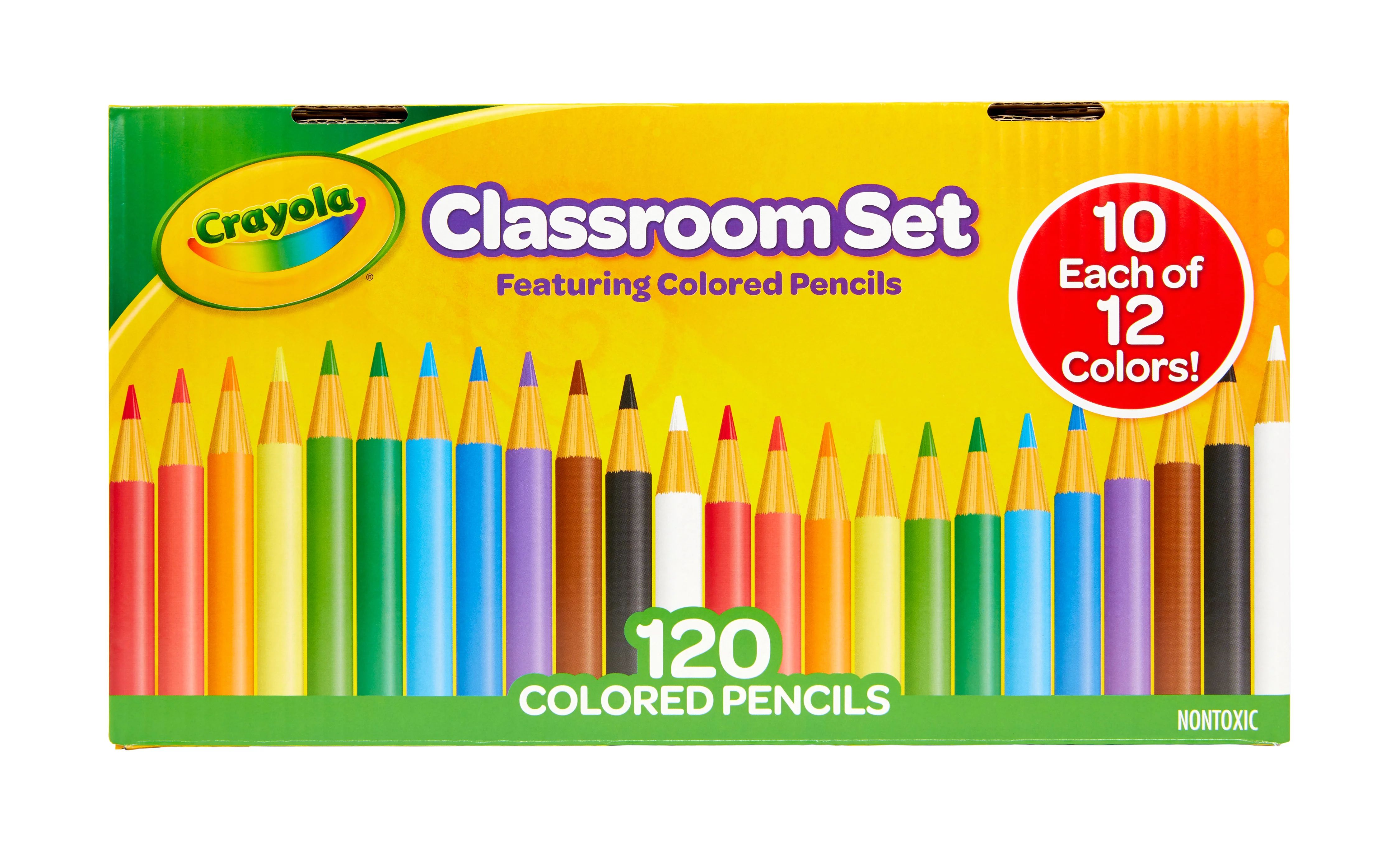 Crayola Classroom Set Colored Pencils, Assorted Colors, Beginner Child 120 Pieces - Walmart.com | Walmart (US)