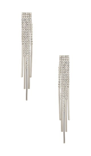 Shooting Star Earrings in Silver | Revolve Clothing (Global)