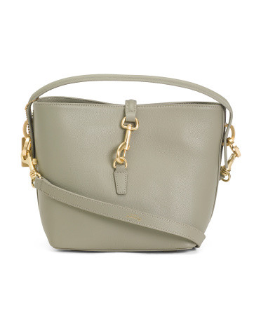 Leather Crossbody Bucket Bag | TJ Maxx