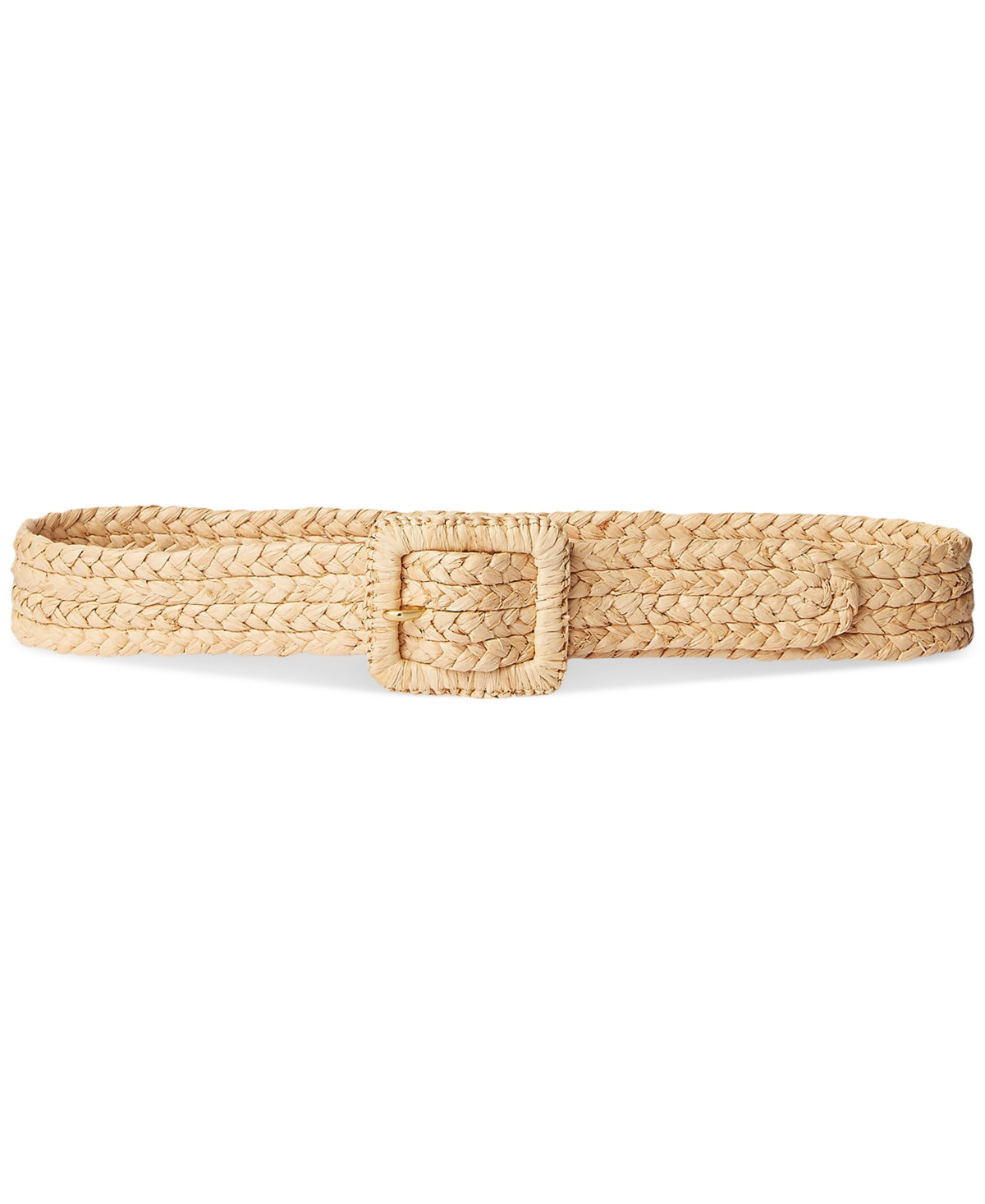 Lauren Ralph Lauren Raffia Wide Belt - Natural | Macy's