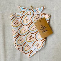 Rainbow Dog Bandana Boho Bandana Personalized Pet Neckwear Adopt Me Birthday Custom | Etsy (US)