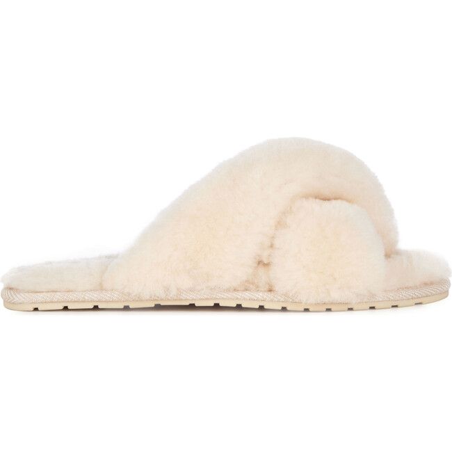 EMU Australia | Women's Mayberry Slipper, Natural (Cream, Size 9) | Maisonette | Maisonette