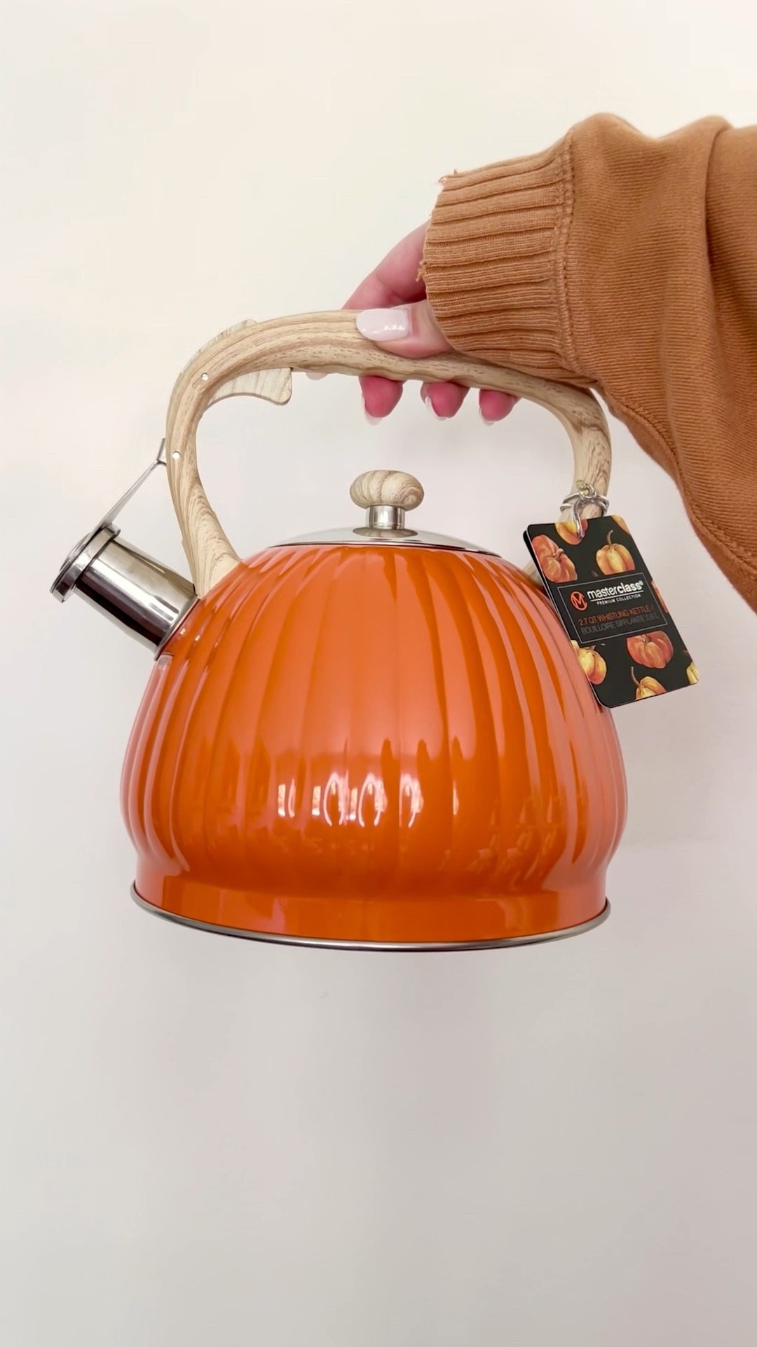 The cutest pumpkin shaped kettle for Halloween! 

#pumpkinkettle #halloweenkettle #LTKkitchen #kettle #whistlingkettle 