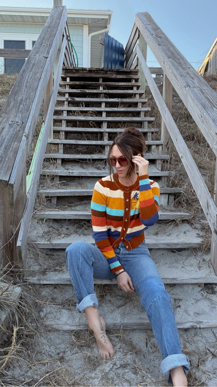 
This tops is so freaking cute!!! I’m afraid it’s a major must for summer!! It’s a little pricey. Imagine those summer nights after you spent all day at the beach and then you take that shower and get ready to go out for dinner! Perfection!! 

Not to mention these jeans are insanely good!! 

I’ll be at the beach this week taking it slow and I’m so happy

#LTKgrwm #LTKootd