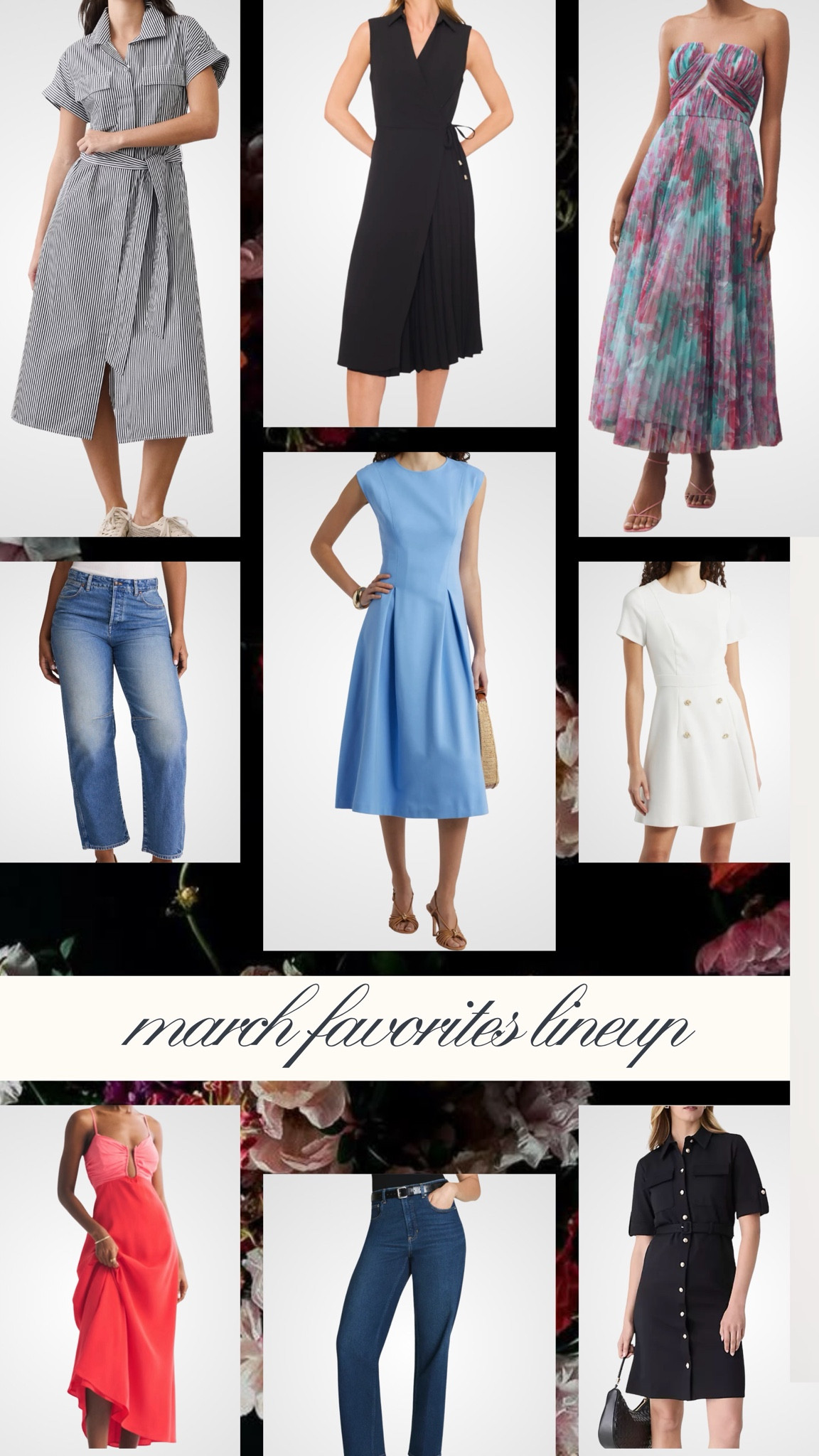 March favorites! 

Workwear, office outfit, work dress, denim, jeans, midsize denim, spring fashion, spring style, wedding guest dress, spring dress, trending 

#LTKWedding #LTKMidsize #LTKSeasonal
