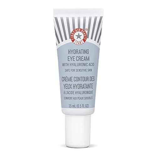 First Aid Beauty - Hydrating Eye Cream with Hyaluronic Acid, Nourishing Eye Cream that Provides 24 hours of Hydration, Helps Smooth Fine Lines, Wrinkles & Puffiness, Safe for Sensitive Skin, 0.5 oz | Amazon (US)