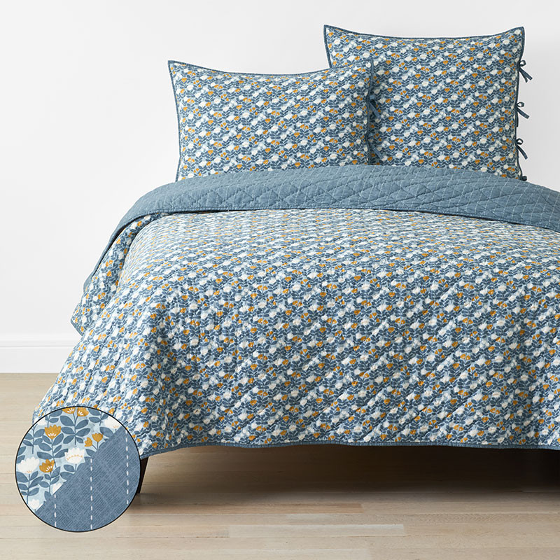 Reversible Quilt - Garden Tulip, Twin/Twin XL | The Company Store