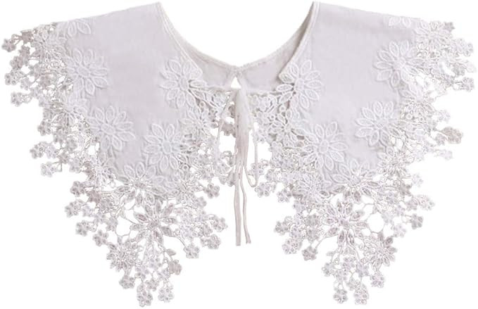 YAKEFJ Shawl Fake Collar Detachable Dickey False Collar | Amazon (US)