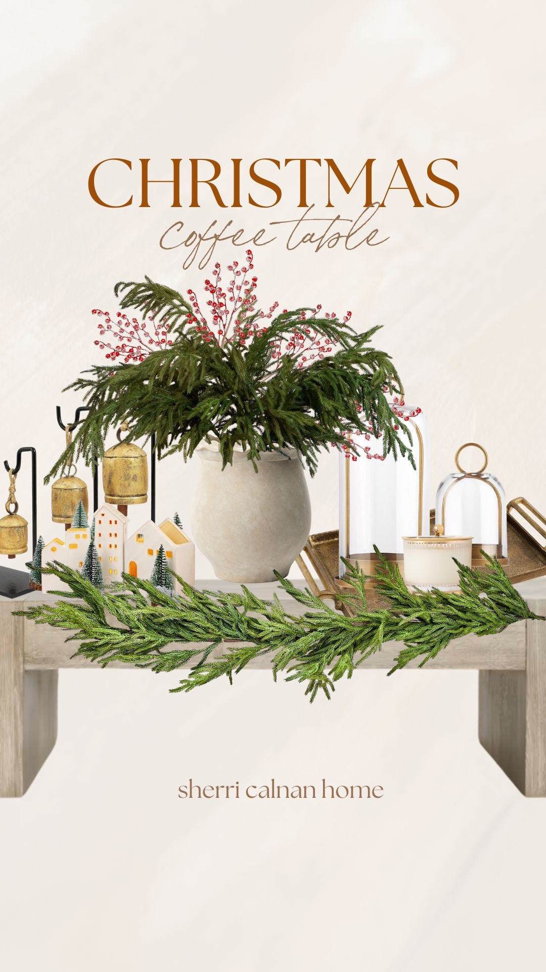 Christmas coffee table decor inspo holiday decorating Christmas decorations holiday home finds coffee table styling Christmas faux pine garland feels real garland sherricalnanhome

#LTKHome #LTKHoliday #LTKSeasonal