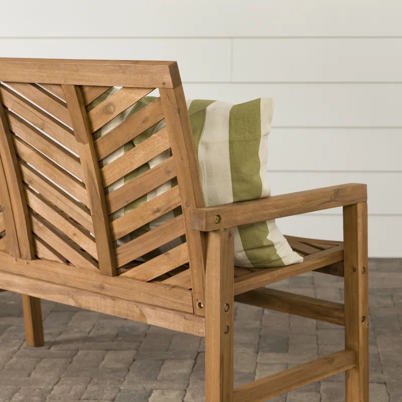 Harbison Acacia Outdoor Bench | Wayfair Professional