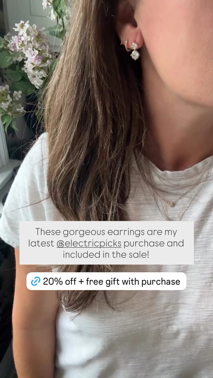 These earrings are so gorgeous and my most recent @Electric Picks Jewelry purchase! Currently 20% off and if you spend $100+, you’ll also Get a free necklace and earring set!

#LTKootd #LTKselfcare #LTKdayinmylife