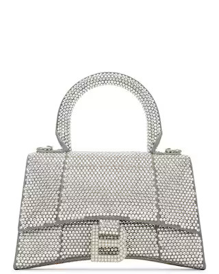 XS All Over Strass Hourglass Top Handle Bag | FWRD 