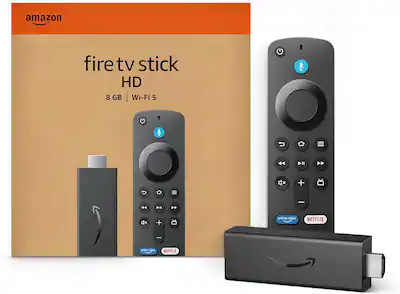 Amazon - Fire TV Stick HD, HD Streaming Device, free and live TV, Alexa Voice Remote, smart home ... | Best Buy U.S.