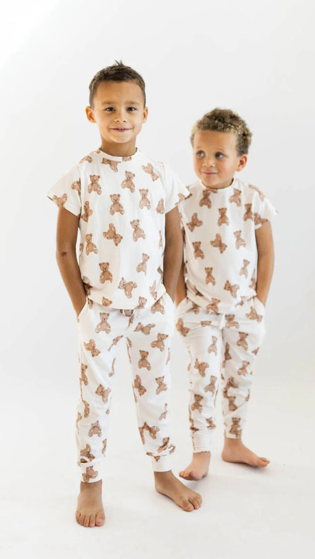 Youth Jogger Set In Bears | Silks Design