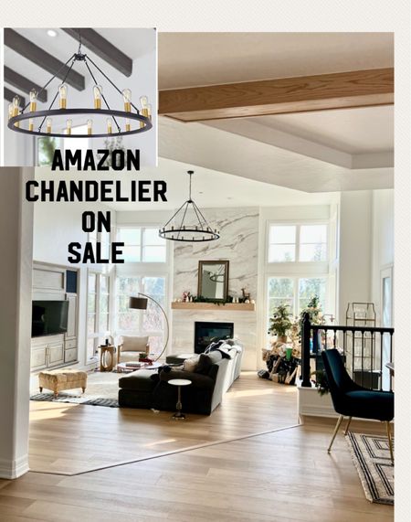 It is shocking what a great deal this chandelier was for our family room!!!

Amazon home, lighting, rug, mirror, couch, chair, table, chandelier, 

#LTKeurope #LTKstyletip #LTKhome