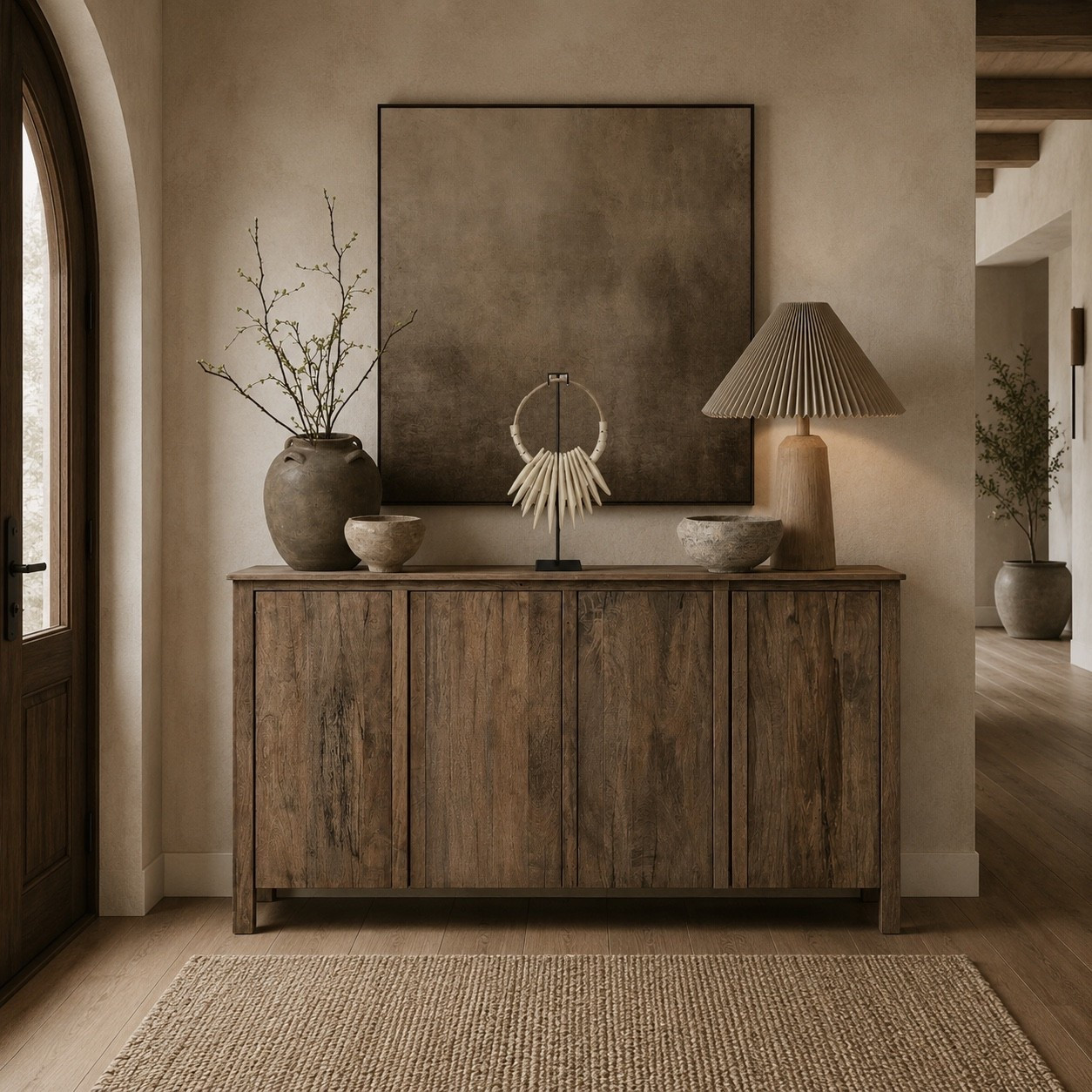 Organic modern entryway styled with wayfair finds 😍 

Rustic interior // earthy modern // entryway console // wabi sabi art // rustic vase

#LTKHome #LTKSaleAlert #LTKdayinmylife