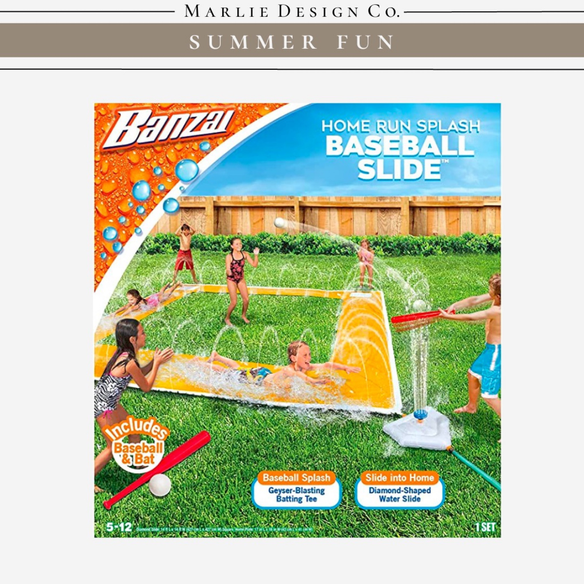 Slip and Slide | baseball toys | water slide | summer fun | water toys | outdoor play | baseball slide | Amazon 

#LTKkids #LTKfamily #LTKSeasonal