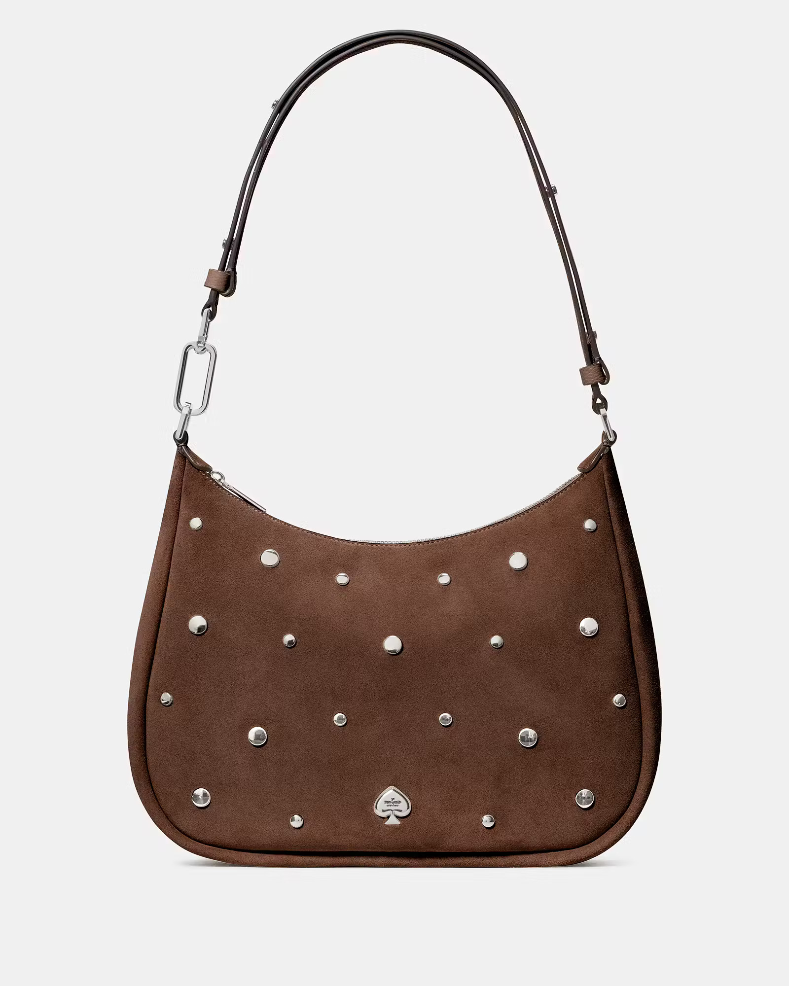 Kayla Suede Studs Large Shoulder Bag | Kate Spade Outlet