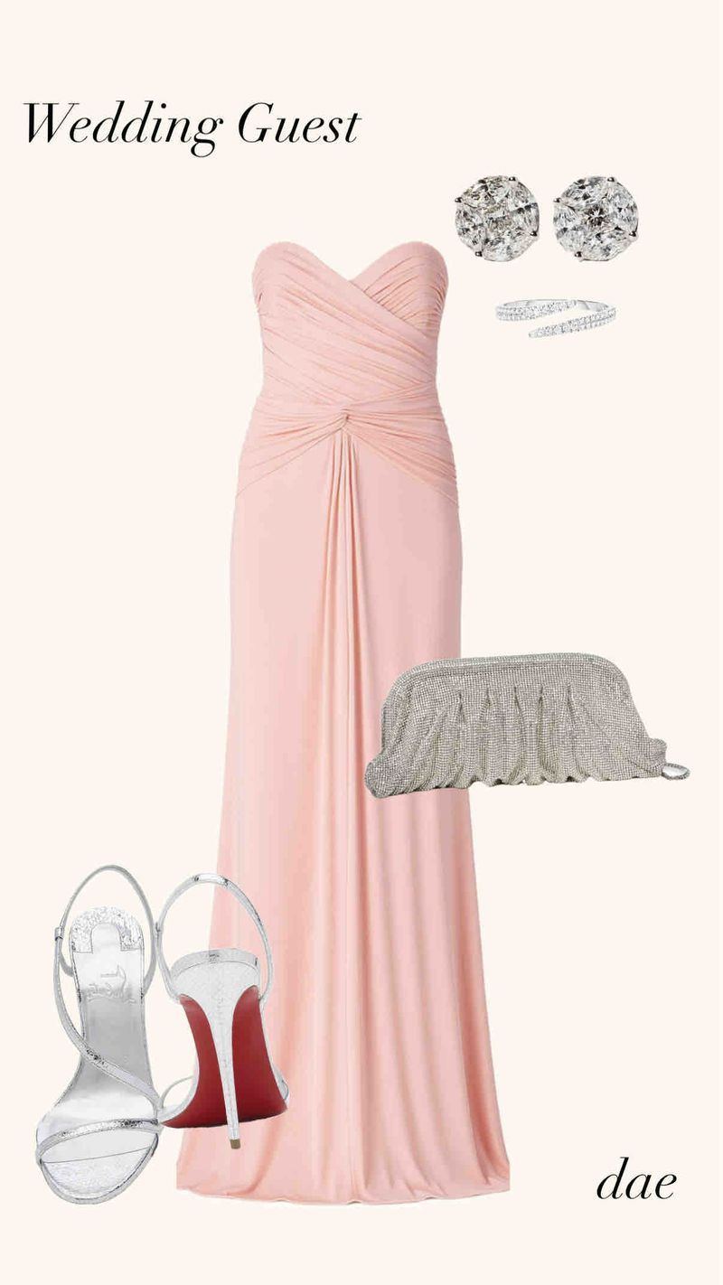 Wedding Guest Outfit Inspo
Elevate your evening with this chic black-tie wedding guest dress. An elegant pink dress paired with silver accessories is the ultimate elegant look for a spring wedding. 

Obsessed 

#blacktie #eveninggown #weddingguestfashion #shopmy 
#affiliatemarketing 

 #LTKValentine 

#LTKootd #LTKgrwm