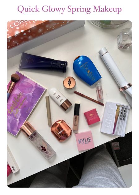 Looking my put together with these makeup products- Quick glowy makeup look - 

#charlottetilbury #refy #kyliecosmetics #travelmakeup #makeuplook #tarte #t3 #elaluz #kaja #makeupforever #shiseido 

#LTKsalealert #LTKxSephora #LTKbeauty