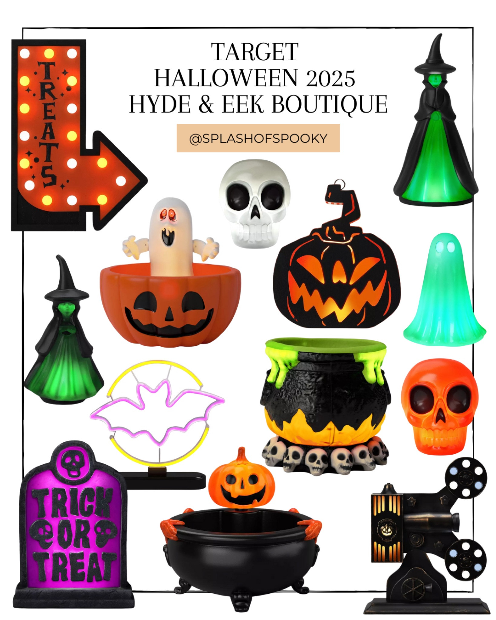 ✨🎃CODE ORANGE: TARGET 🎃✨


Target’s Halloween 2025 drop just got even better. The Hyde & Eek! Boutique is back with pink and disco-themed décor, classic Halloween staples, and tons of new outdoor inflatables, blow molds, candy bowls, and more.

From nostalgic vibes to modern spooky glam, Target really said: why not both?

#CodeOrange #Halloween2025 #TargetHalloween #LTKHalloween #Summerween #HalloweenHunting #SpookySeason #TargetFinds #HalloweenDecor #HomeDecor #SpookyVibes #HalloweenIsComing

#LTKFindsUnder50 #LTKSeasonal #LTKHome