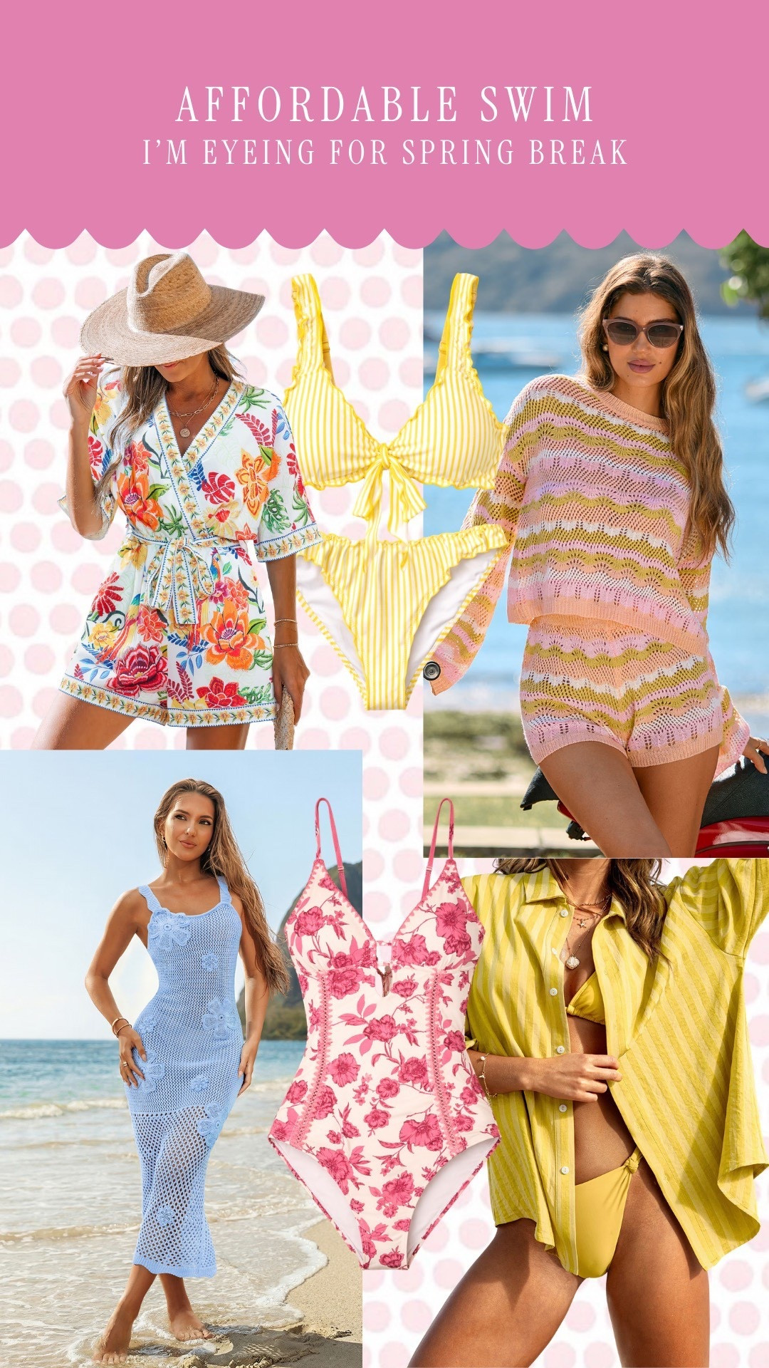 #cupshepartner #cupshe @cupshe #cupshexjessiejamesdecker You can use code Bobbi15 for 15% off $70 USD +
One pieces/ size medium
All bikini tops/ size medium
Bikini bottoms/ size small
All coverups/ size small 