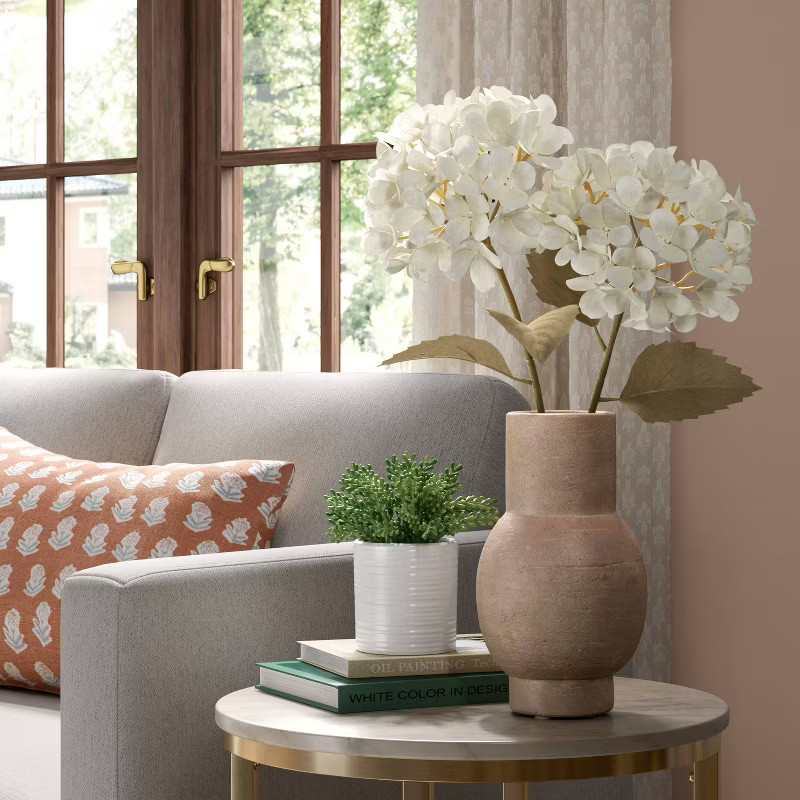 Hydrangea Stem Arrangement White - Threshold™ | Target