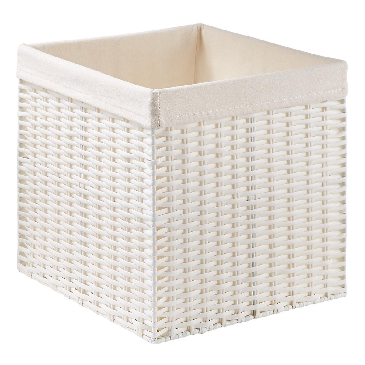 White Montauk Square Cubes | The Container Store