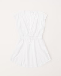 lace-trim kaftan coverup | Abercrombie & Fitch (US)