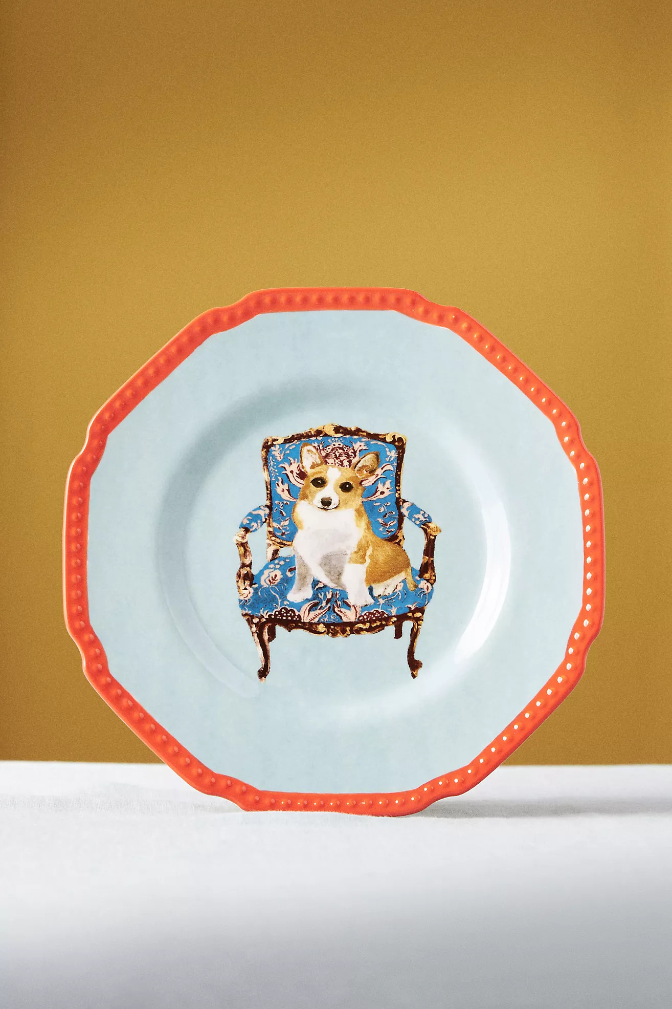 Raphael Balme Hand Painted Dessert Plate | Anthropologie (US)