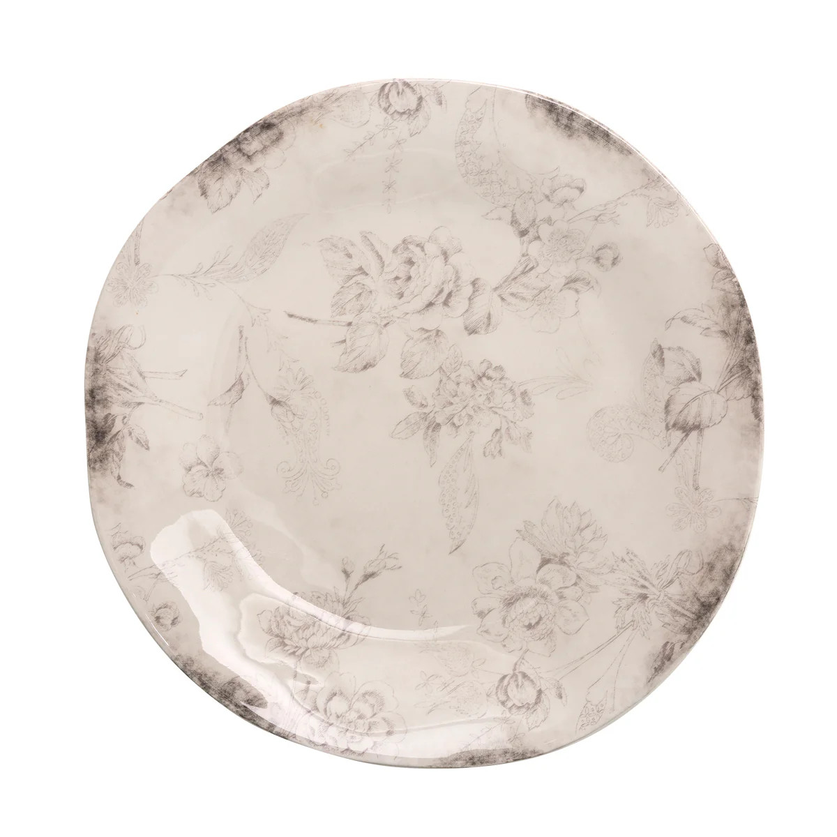 Giulietta Dinner Plate | Arte Italica & Crown Linen Designs