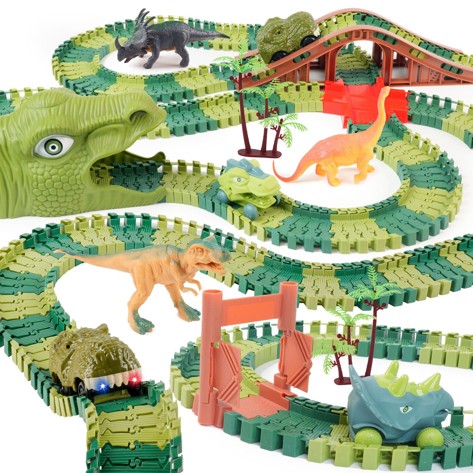 GIAT Dinosaur Track Toys - Best Birthday Gifts for 3 4 5 6 7 Year Old Boys Girls, Dinosaur Race C... | Amazon (US)