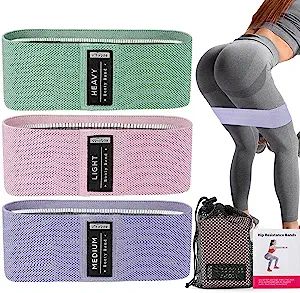 3 Levels Booty Bands Set, Resistance Bands for Working Out, Exercise Bands for Women Legs and But... | Amazon (US)