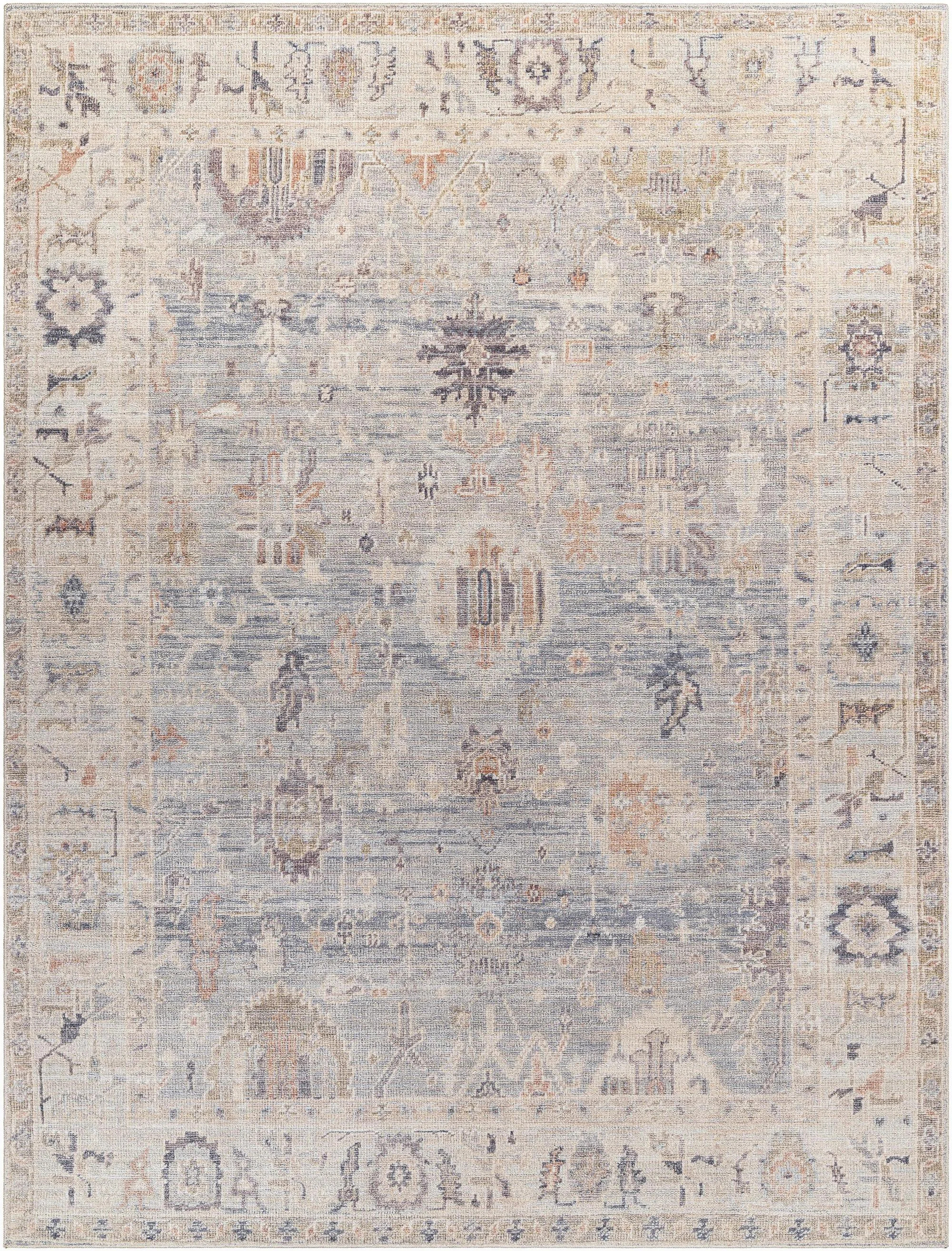 Becki Owens x Livabliss Marlene Vintage Pale Blue Area Rug | Wayfair North America