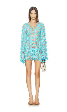 PQ Noah Tunic Dress in Turquoise from Revolve.com | Revolve Clothing (Global)
