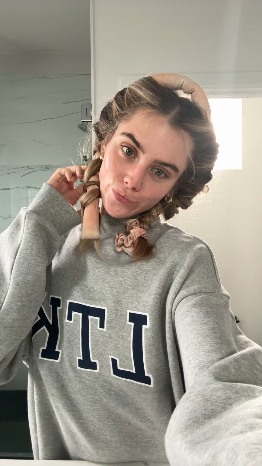 Kitsch Satin Heatless Curling Set - Heatless Hair Curlers to Sleep in - Heatless Curls Overnight - Heatless Curling Rod - No Heat Curls Overnight - Overnight Blowout Rods - Soft Hair Rollers. My greatest hair hack has got to be sleeping in a hair ribbon. This is what gives me my heatless hair curls. These curls are always bouncy, voluminous, shiny, and perfection that require absolutely zero heat, saving my hair on necessary, heat damage while still getting those desirable curls. I have lots of tutorials on how I put them in my hair saved my TikTok and Instagram @sloanevosen. TUTORIAL: https://www.tiktok.com/t/ZP8Y6b72q/ #hair #heatlesscurls #heatlesshair #heatlesswaves #hairstyles #hairhack #hairhealth #heatlesshairstyles #hairroutine #hairribbon #heatlesshaircurler 

#LTKFindsUnder50 #LTKBeauty #LTKgrwm