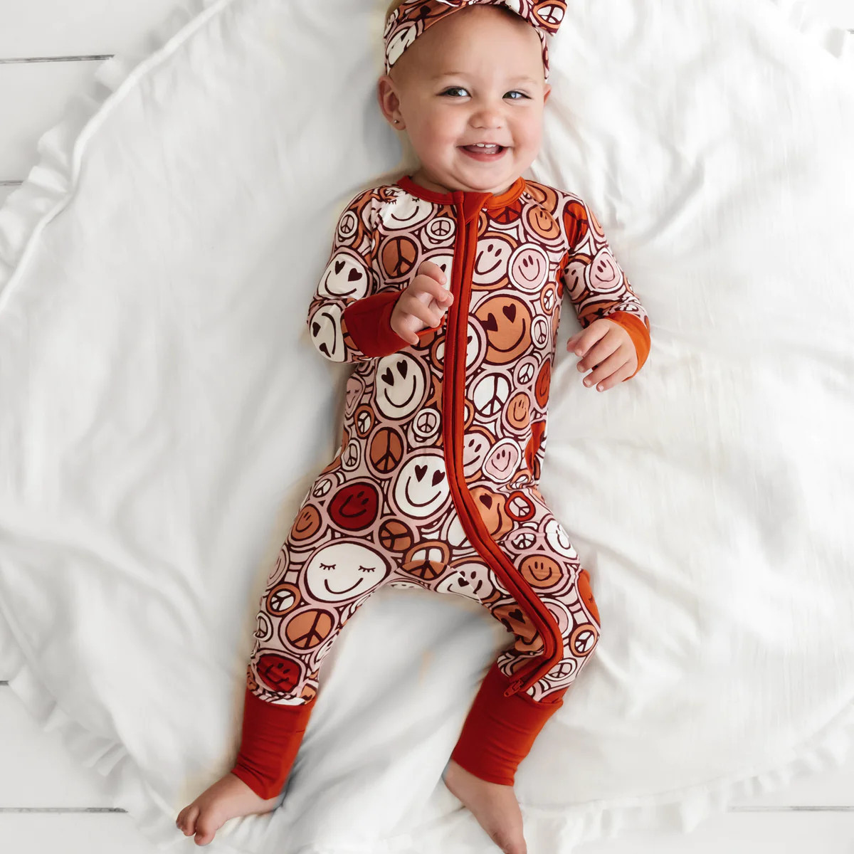 Groovy Baby Bamboo Viscose Zippy | Little Sleepies