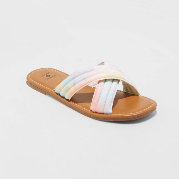 Women's Perla Crossband Slide Sandals - Shade and Shore™ | Target