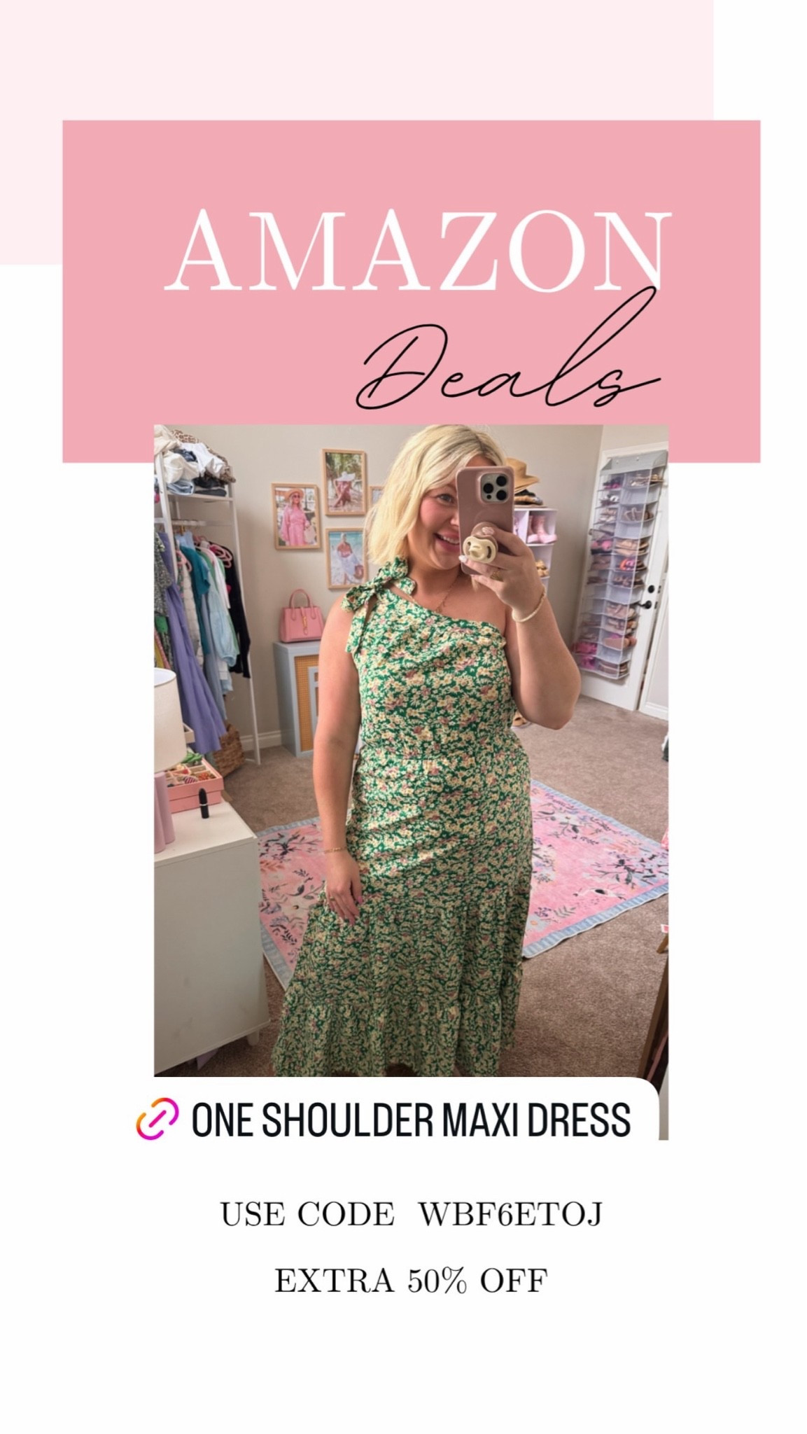 Cute floral one shoulder maxi on Deal! It would be great for a wedding guest dress or any summer event!

#LTKSeasonal #LTKSaleAlert #LTKMidsize