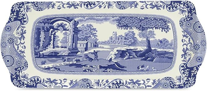 Spode Blue Italian Collection Sandwich Tray – (15.25" x 6.5") Rectangular Melamine Serving Piec... | Amazon (CA)