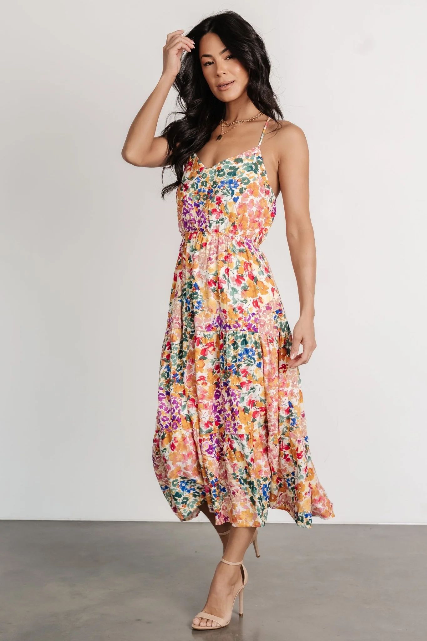 Coronado Midi Dress | Multi Floral | Baltic Born