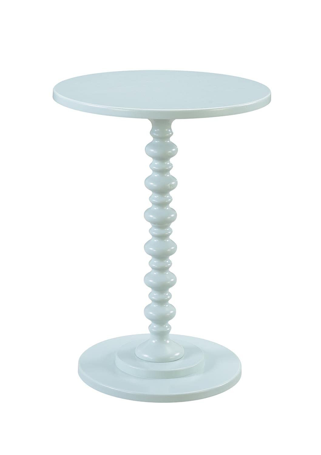 Convenience Concepts Palm Beach Spindle Table, 17.75"L x 17.75"W x 24"H, Sea Foam | Amazon (US)